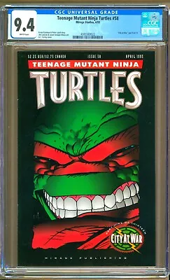 Buy Teenage Mutant Ninja Turtles #58 (1993) CGC 9.4  WP Laird  City At War  Part 9 • 71.95£