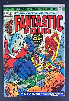 Buy Fantastic Four (1961) #150 VF (8.0) Rich Buckler Gil Kane Ultron Quicksilver • 31.59£