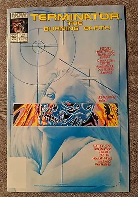 Buy Terminator The Burning Earth #1 (VF+) (1990) Alex Ross Cover + #5 (VF+) • 8.79£