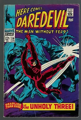Buy Marvel Comics 39 VGF 5.0  Daredevil Defenders 1968 • 54.99£
