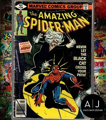 Buy Amazing Spider-Man #194 Newsstand Variant GD/VG 3.0 1979 1st App. Black Cat • 97.69£