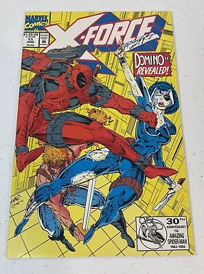 Buy X-Force #11 Marvel Comics 1992 Deadpool Domino Cable Rob Liefeld High Grade 90s • 11.06£