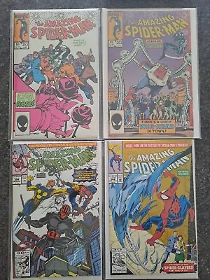 Buy Amazing Spider-man Comic Lot Of 4 #253 #263 #354 #368 • 6.87£