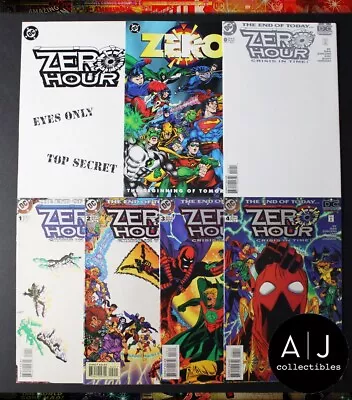 Buy Zero Hour: Crisis In Time #0, #1-4 Complete Series + Ashcan Preview; 1994 DC • 7.12£