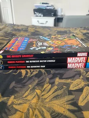 Buy Marvel: The Infinity Gauntlet And Thor And Doctor Strange Graphic Novels  • 20£