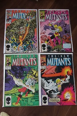 Buy Marvel New Mutants 47 50 51 52 - 4 Comic Set Run Rare 7.0 1987 Bag Board Team • 9.99£