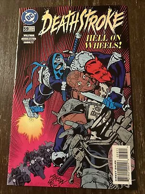 Buy DC Deathstroke 59 2nd To Last Issue Low Print Run HTF NM 1996 • 7.90£