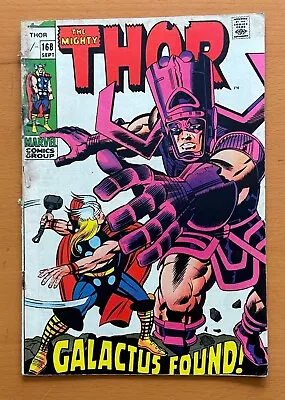 Buy Thor #168 KEY 1st Appearance Of Thermal Man (Marvel 1969) Silver Age Comic • 37.50£