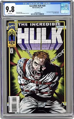 Buy Incredible Hulk #426 CGC 9.8 1995 3985939015 • 46.87£