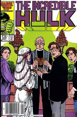 Buy Incredible Hulk, The #319 (Newsstand) FN; Marvel | Wedding Bruce Banner & Betty • 9.59£