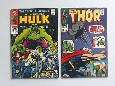Buy Tales To Astonish 101, Thor 141 Marvel Comics 1968, 1967 • 57.01£