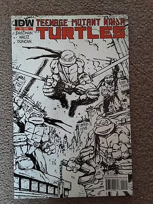 Buy Teenage Mutant Ninja Turtles #1 2nd Print Sketch Variant IDW Eastman • 15£