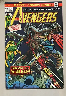 Buy The Avengers  # 124 VF Suddenly The Stalker   Marvel Comics   SA • 8£