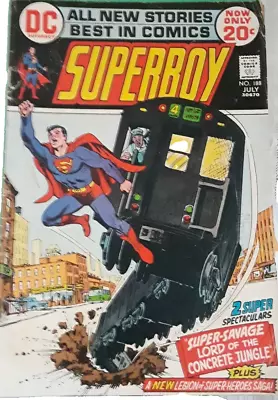Buy Vintage DC Comics Superboy Comic Book Vol 24 #188 July 1972 • 7.60£