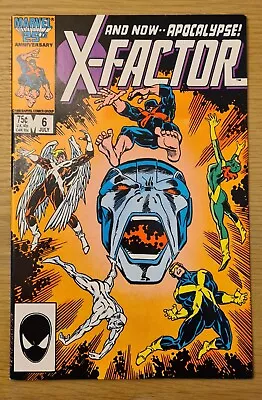 Buy X-Factor (1986) #6 - Marvel - Classic Cover - 1st Apocalypse - VFN/NM • 37.99£