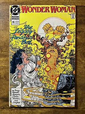 Buy Wonder Woman 45 Direct Edition George PÉrez Story Dc Comics 1990 • 3.12£