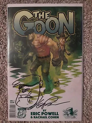 Buy The Goon #1 Eric Powell Signed And ReSketched Cover 1st Pr NM/NM- Albatross 2019 • 39.96£
