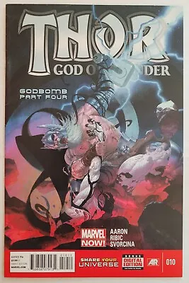 Buy Thor God Of Thunder #10 Godbomb Love And Thunder Marvel VF • 2.14£