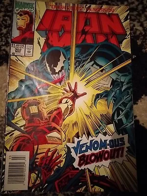 Buy Ironman #302  Marvel Comics Venom Apps March 1994 • 14.90£