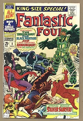 Buy Fantastic Four Annual #5 FN 1st Solo SILVER SURFER Story KIRBY 1967 Marvel T932 • 59.16£