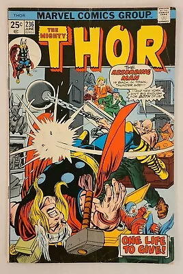 Buy The Mighty Thor #236, Marvel, 1975 • 4.77£