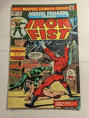 Buy Marvel Premiere 23 Iron Fist Original Series VG Bronze 1975 Marvel Comic Book • 11.19£