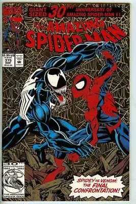 Buy Amazing Spider-man #375 8.5 // Holo-grafx Cover Marvel 1993 • 23.70£