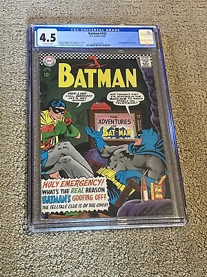 Buy Batman 183 CGC 4.5 OW Pages (2nd App Poison Ivy- 1966) • 144.90£