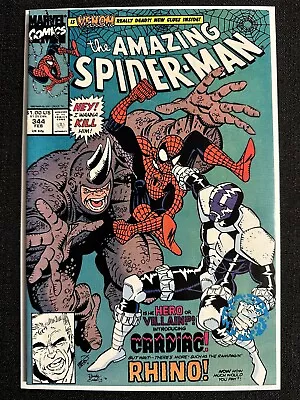 Buy Marvel Comic Amazing Spider-Man #344 1st Full App. Of Cletus Kasady/Carnage 1991 • 31.67£