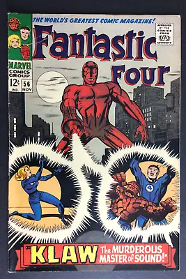 Buy Fantastic Four #56, Klaw, Silver Surfer Cameo - 1966 Silver Age • 26.88£