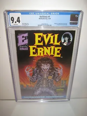Buy Evil Ernie #1 CGC 9.4 1st Print 1st Appearance Of Lady Death (Eternity / Malibu) • 474.91£