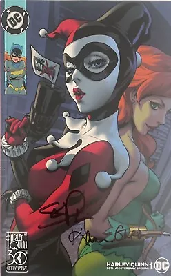 Buy Harley Quinn #1 30th Anniversary Artgerm Var Sig By S Phillips & Kami Garcia Coa • 23.87£