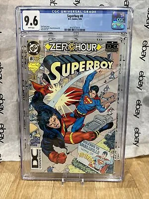Buy SUPERBOY #8 (9/94) ~ CGC 9.6 VS ORIGINAL SUPERBOY Dc Universe Label Comic • 35.71£