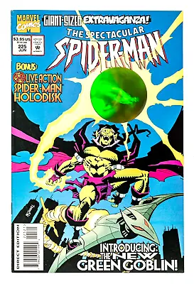 Buy Spectacular Spider-Man #225 (1995 Marvel) 1st New Green Goblin 3D Holodisk VF/NM • 5.12£