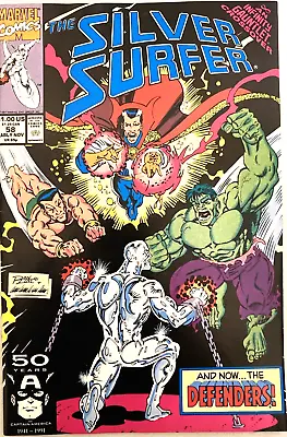 Buy Silver Surfer # 58. 2nd Series. Infinity Gauntlet Crossover.  Nov. 1991. Nm- • 8.99£