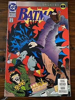 Buy 1993 DC Universe BATMAN #492 9.0 VF/NM KEY START OF KNIGHTFALL, DEATH FILM FREAK • 2.80£