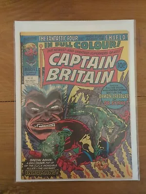 Buy Captain Britain Comic #9 Marvel Comics 1976 • 25£
