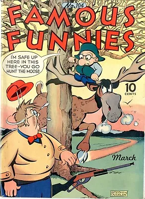 Buy Famous Funnies  # 104   VERY GOOD   March 1943   Many Artists & Writers • 36.78£