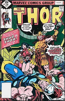 Buy Mighty Thor #276 Vol 1 (1978) KEY *1st App Of Red Norvell As Thor* - VF+ • 7.94£