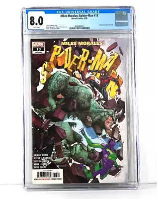 Buy Miles Morales: Spider-man #13 CGC 8.0 White Pages 1st Billie Morales! • 39.18£