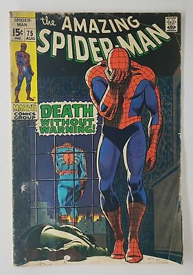 Buy Amazing Spider-Man #75 GD/VG 1969 • 30£