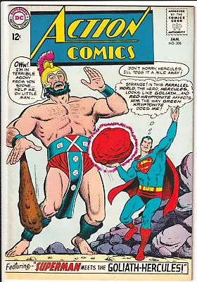 Buy Action Comics #308 1964 DC Comics 7.0 FN/VF CURT SWAN SUPERMAN COVER • 21.62£