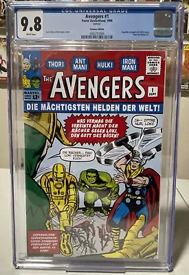 Buy Germany Avengers #1 1999 CGC 9.8 Panini Deutschland German Edition • 199£