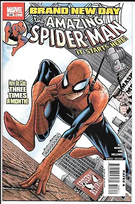 Buy Amazing Spider-Man #546 (Marvel 2008)  - 1st App Of Mr Negative & Jackpot • 15.03£