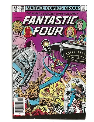 Buy Fantastic Four #205 (1979) 1st App. Nova Corps High Grade VF+ 8.5 • 19.99£
