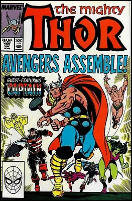 Buy Thor #390 April 1988 Captain America Lifts Thor's Hammer Marvel Comic Book 1 • 19.78£