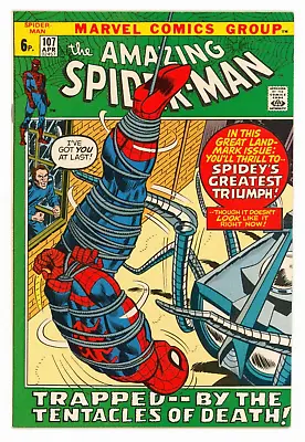 Buy Amazing Spider-Man #107 VFN+ 8.5 Vs Spider-Slayer II - Misprint Variant • 69£