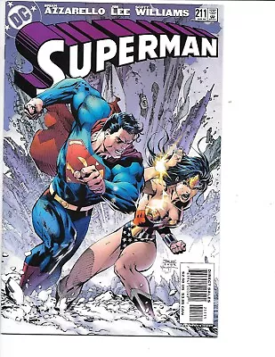 Buy Superman #211 Wonder Woman App. Jim Lee DC 2005 VF/NM • 1.80£