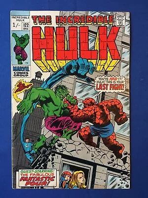 Buy Incredible Hulk #122 FN (6.0) MARVEL ( Vol 1 1969) Hulk Vs Thing • 52£