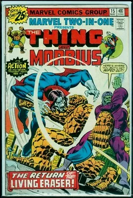 Buy Marvel Comics MARVEL TWO-IN-ONE #15 THING And MORBIUS VG 4.0 • 3.99£